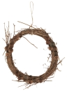 Naturkranz mit Lärchenzapfen, Zweige, Ø 28 cm